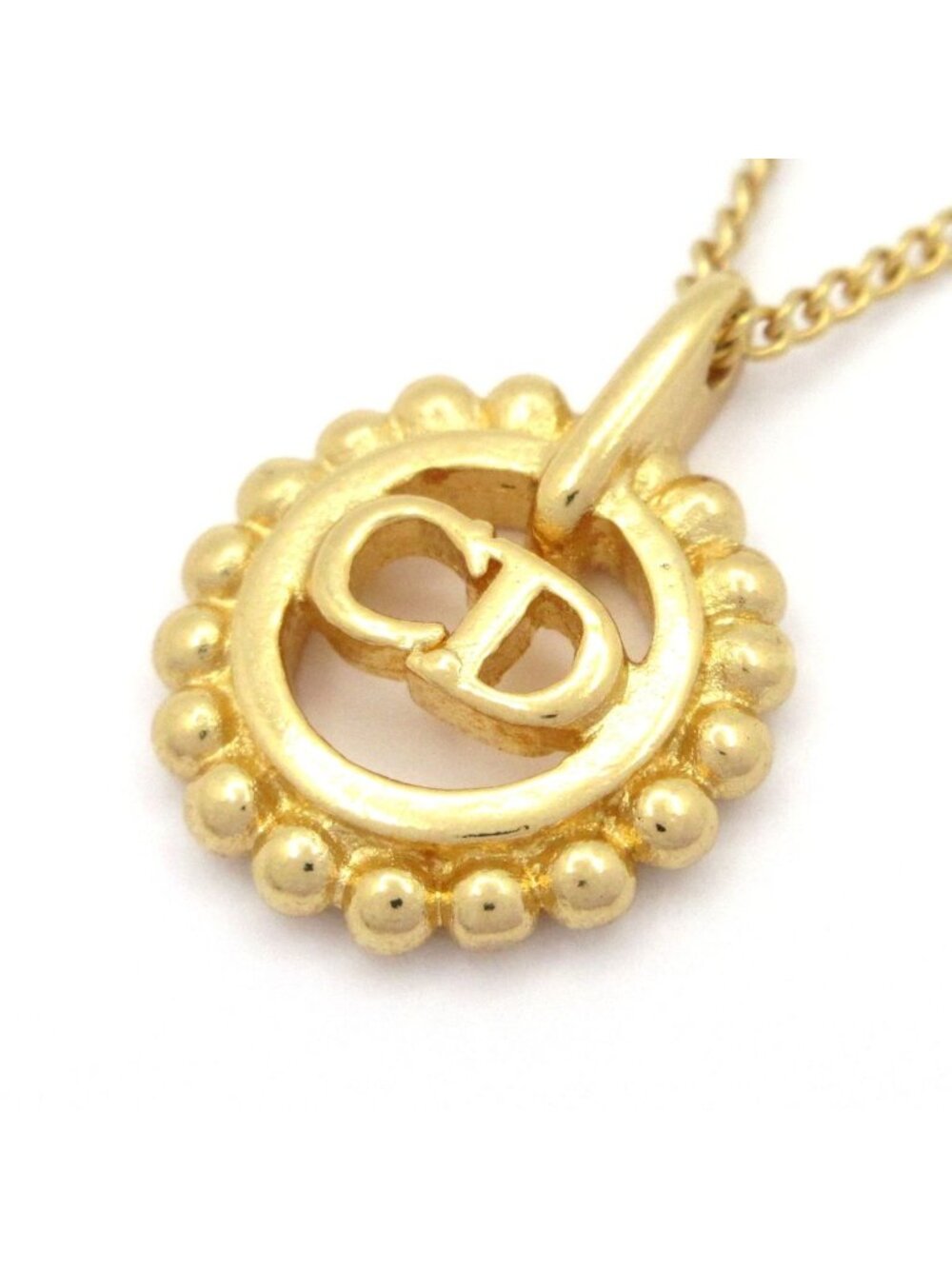 Dior Necklace Gold CD Motif